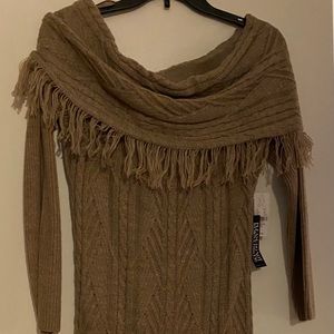 NY&C off shoulder fall dress brand new w/tags